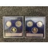 Image 2 : 1999 Connecticut and Georgia Statehood Quarter Coin Sets