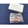 Image 2 : Four-finger Knuckle Duster - USA American flag design. Includes detachable screw- in pin for belt
