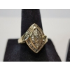 Image 2 : Three Nice 10K Gold Rings With Diamonds, ft. "MOM" Ring - Various Sizes - TW: 6.1g