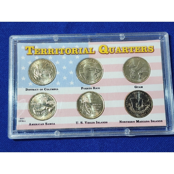Territorial Quarters Collection: x6 2009-D Quarters