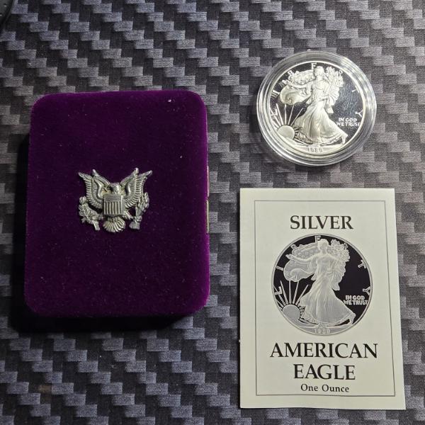 1989-S American Silver Eagle 