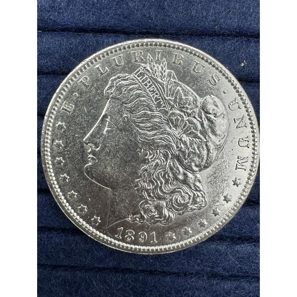 1891-S Morgan Silver Dollar - Excellent Condition