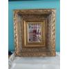 Image 1 : 18" x 15" Framed Gilt Wall Mirror - Nice