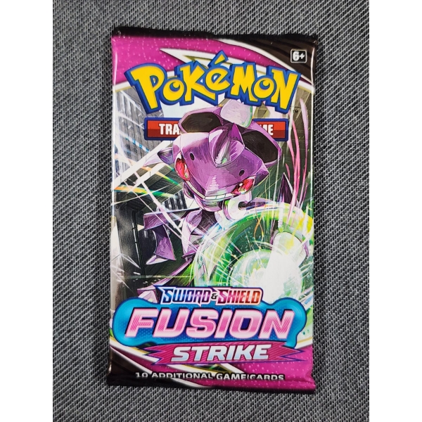SEALED Pokemon Sword & Shield Fusion Strike 10 Card Booster Pack - English - Mint Condition