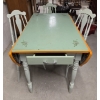 Image 8 : *Pick Up At Mantua Home-No Shipping Available* Iconic Vintage Mint Green Enamel Top, Drop Side 40''x