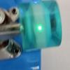 Image 6 : 22" Blue Plastic Cruiser Skateboard With Teal Light Up LED Wheels
