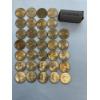 Image 1 : U.S. Presidential & Sacagawea $1 Coins And $25 Golden Dollar Roll - Mint Condition