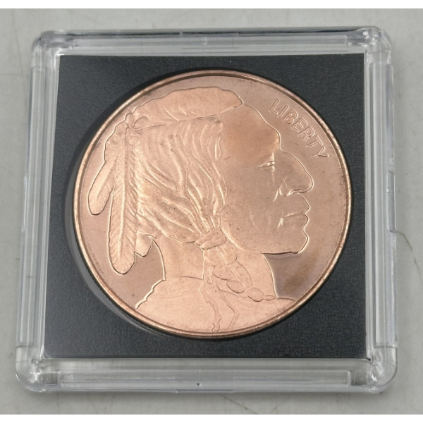 Buffalo Nickel Style 1ADVP .999 Copper Round