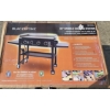 Image 2 : Blackstone Model 1554 36" Griddle with 2 Side Trays and Mobile Base - Lightly Used Condition