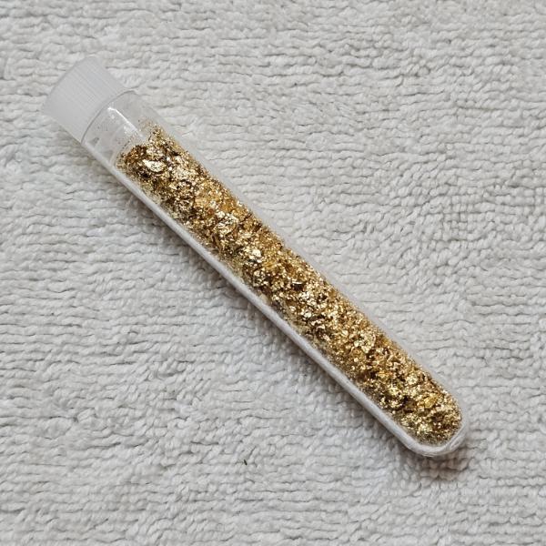Vial of 24K Gold Leaf Flakes
