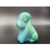Image 2 : Degenhart Dogs - Green Marble - Adorable Glass Dog Figurine - ~2.5 inches 