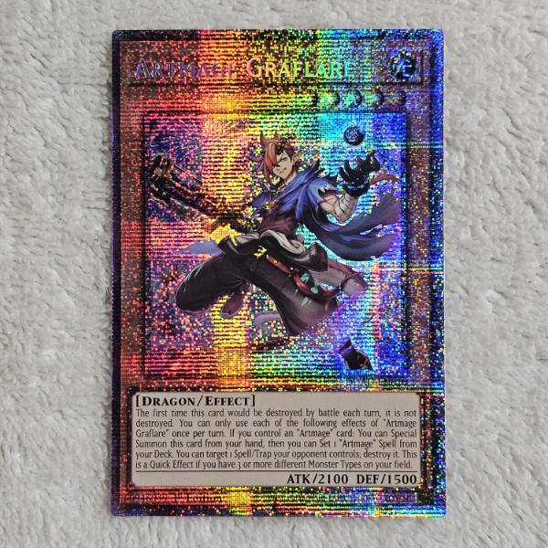 Yu-Gi-Oh! Artmage Graflare Holo 1st Edition - (DUAD-EN033)