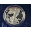 Image 2 : 2004-W U.S. Mint American Eagle PROOF One Troy Ounce .999 Fine Silver Coin ~ From West Point Mint