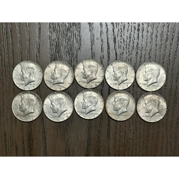 40% Silver Kennedy Half Dollars - $5 Face Value