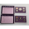 Image 1 : 1993 and 1992 United States Mint Proof Sets In Original Packaging With CoA