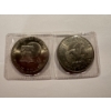 Image 2 : 2 - Dwight Eisenhower United States One Dollar Coins - Mint Condition