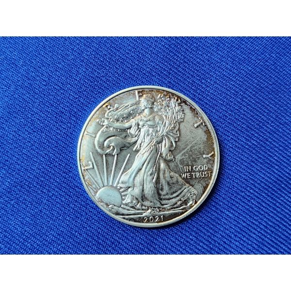 2021 American Eagle $1 Silver Coin 1 oz Fine Silver 