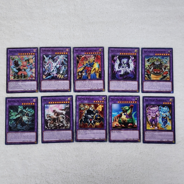 Ten Assorted Fusion Yu-Gi-Oh Trading Cards ~ ALL 1ST EDITION!