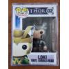 Image 1 : Loki With Helm #02 Funko Pop Vinyl Bobblehead in Original Box W/ Acrylic Protector- Rare Early Funko