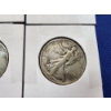 Image 5 : 4 Walking Liberty Silver Half Dollars - Years: 1941, 1942, 1943