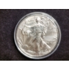 1 Oz .999 Fine Silver 2018 American Eagle Round in Capsule Protector