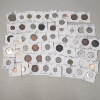 Image 1 : Large Lot of over 50 Assorted World Coins: Germany, Great Britain, Greece