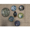 Image 1 : Beautiful Enamel Cloisonne Collection, Small Enamel Vase, And Metal & Enamel Trinket Bowl