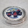 Image 3 : Colorized 1997 Hong Kong Returns to China Silver Toned Commemorative Trade Dollar