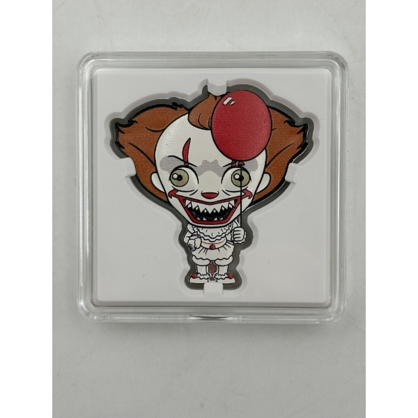 2022 Chibi 1 oz Silver Proof $2 Coin - Niue - IT Pennywise - Low Mintage