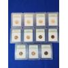 Image 1 : x11 INB Lincoln Cents Including BU Commemoratives & DCAM Gem Proofs, Assorted Years
