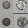 Image 2 : Collection of Vintage 90% Silver US Coins, including both Barber Quarters and Washington Quarters