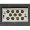 Image 1 : United States WW2 Silver Nickel Display.