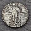 Image 1 : 90% Silver 1929 United States Standing Liberty Quarter FV: $.25