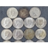 Image 2 : 23 Assorted 40% Silver Kennedy Half Dollars - $11.50 Face Value 