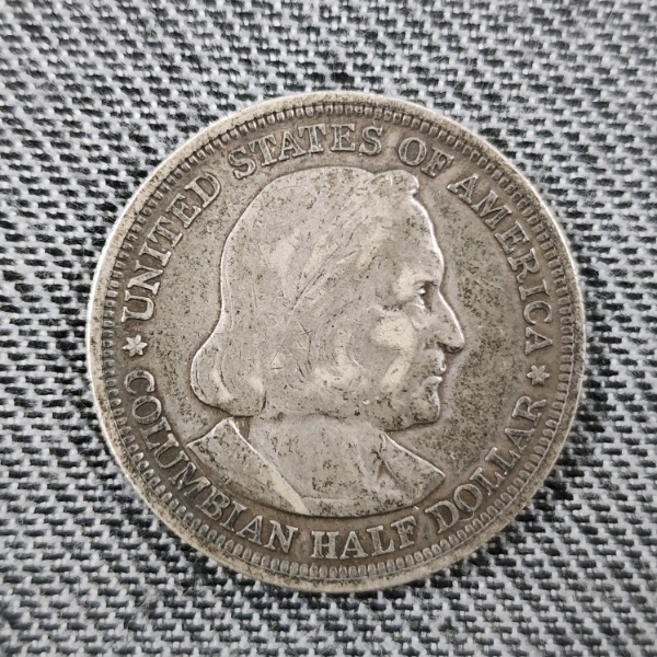 United States 1893 Columbian Half Dollar from World's Columbian Exposition Chicago