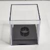 Image 1 : UNUSED!!! CRYSTAL CLEAR!!! Acrylic Cube Baseball Display Case With Black Base