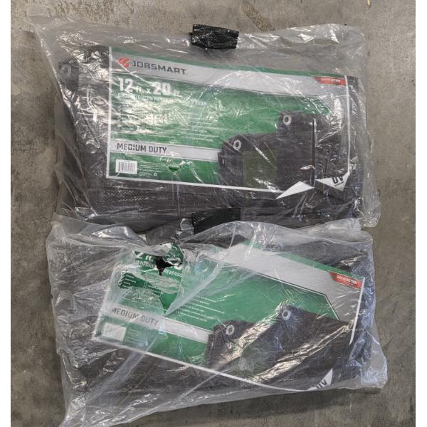 Two New 12' x 20' Jobsmart Tarps