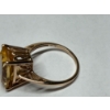 Image 4 : 14K Rose Gold Ring with a Citrine Gemstone - 3.8 Grams - Size 7.25 