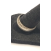 Image 2 : Men's 14K Gold Two-Tone Textured Band Ring - Size 10 - Weight: 6.1g