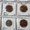 Image 10 : 2 Binder Pages Filled with Assorted World Coins: England, G.Britain & British Caribbean Territories