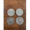 Image 2 : 4 - United States Washington Silver Quarters - $1.00 Face Value