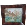 Image 1 : Original Painting On Board Undisclosed Artist Country Cottage 