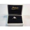 Image 4 : Stunning 14K White Gold Ring with Diamonds - Size 9 - Total Weight 3.0g