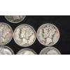 Image 4 : Assorted 90% Silver Dimes Including Barber, Mercury & Roosevelt Dimes - Face Value: $1.00