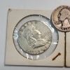 Image 2 : Three U.S. 90% Silver Coins: 1936 Quarter, 1963-D Franklin Half, & 1908-O Barber Half FV: $1.25