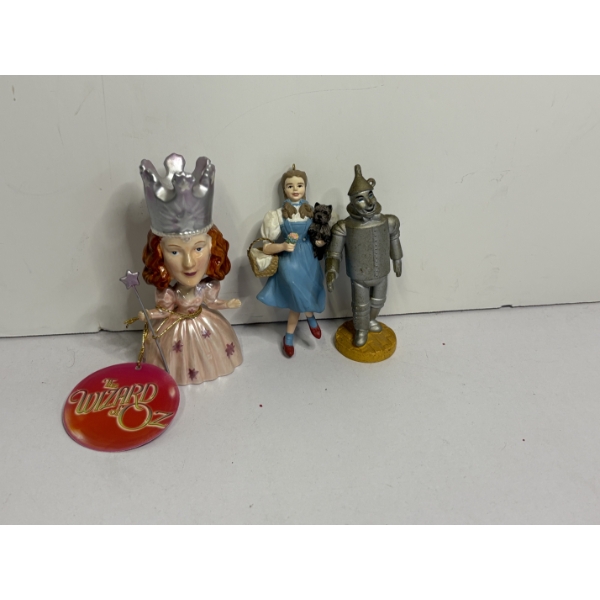 The Wizard of Oz Figurines - Glinda - Dorothy - Tin Man - Westland Giftware Turner Entertainment Co.