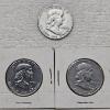 Image 5 : Collection of Several 90% Silver United States Franklin Half Dollars FV: $5.50