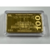 Image 2 : Donald Trump Presidential Gold Plated One Ounce Bar in Protective Holder - Mint
