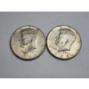 Image 1 : Two 40% Silver Kennedy Half Dollars: 1967 & 1969