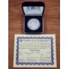 Image 1 : 2021 Double Eagle $2 Coin Weighing 0.5 Troy Ounces .999 Fine Silver - In Original Box W/ Certificate
